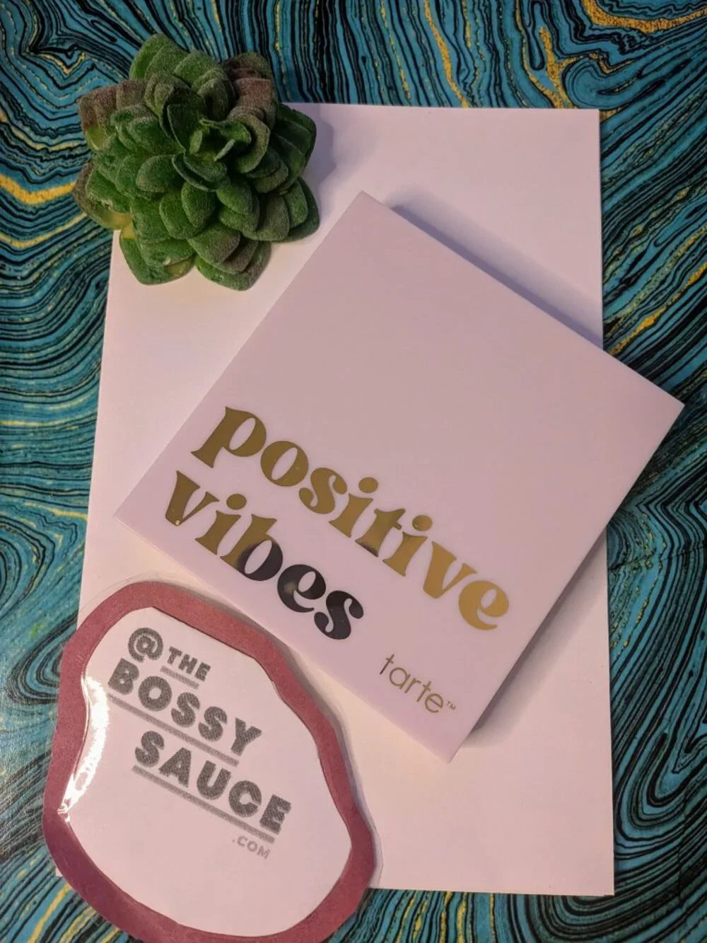 🌸 Tarte Positive Vibes 9 Pan Pink Nudes Eyeshadow Palette NIB